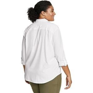 Eddie Bauer Women's  Departure Long Sleeve Shirt Classic fit  SZ xl